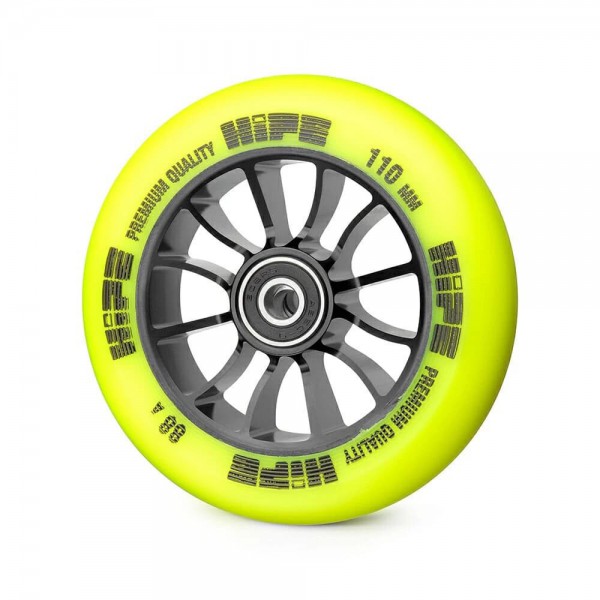 Колесо HIPE H01 110мм black/yellow, фото номер 1